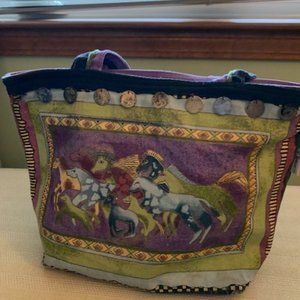 Laurel Burch Horse Print Bag